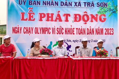 HƯỞNG ỨNG NGÀY CHẠY OLIMPIC VÌ SỨC KHỎE TOÀN DÂN NĂM 2023